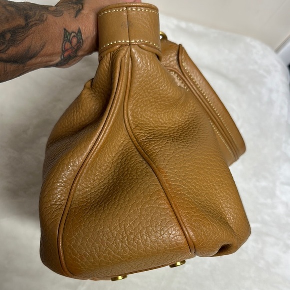 Maxx New York Tan Hobo Shoulder Bag with Gold Hardware - Picture 7 of 14